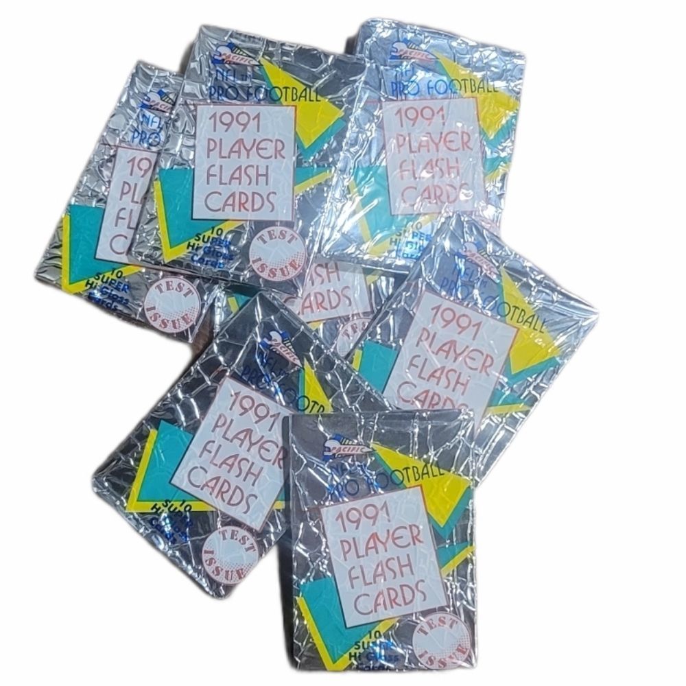 91 Pacific Player Flash Cards Test Issue UNOPENED